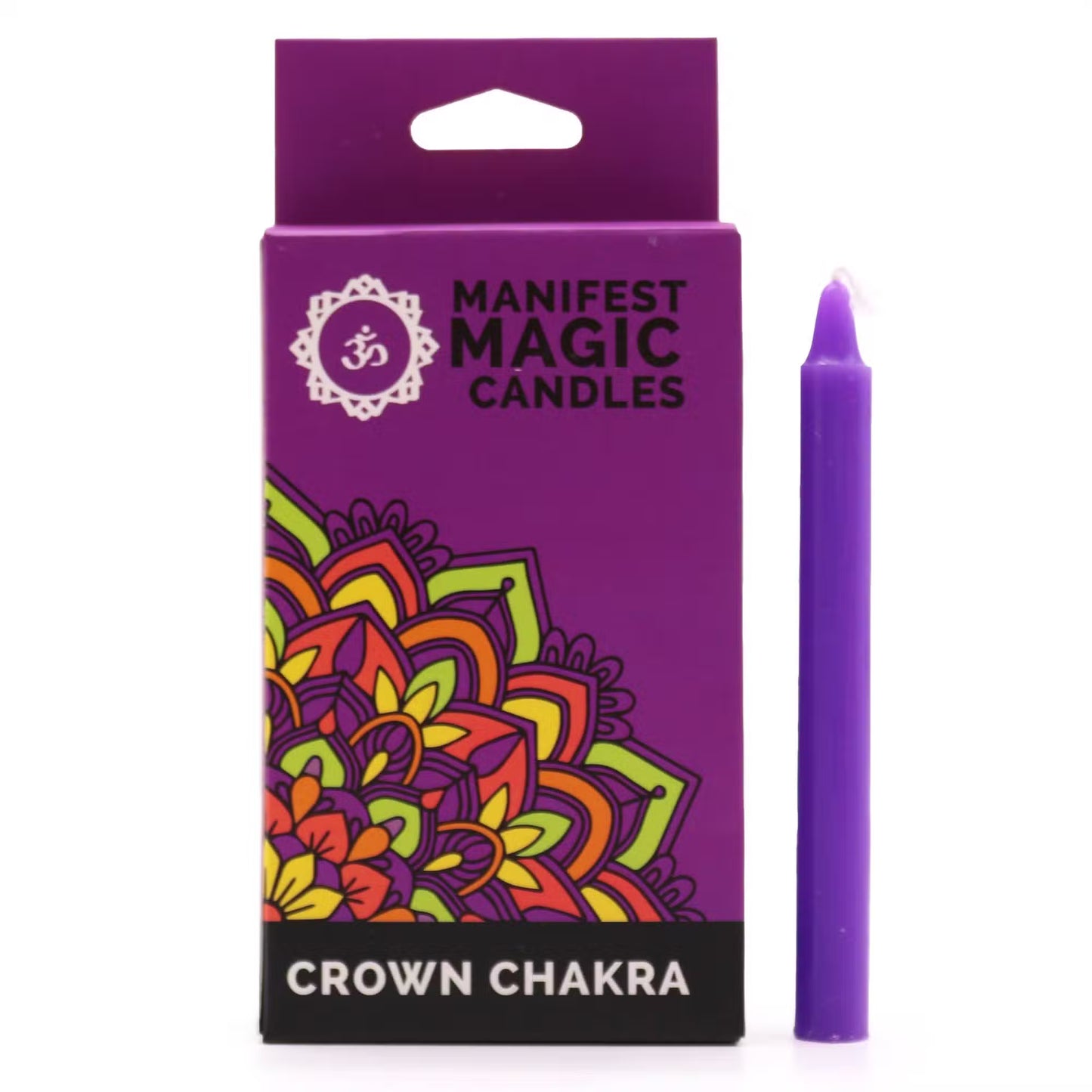 Manifest Spell Candles Crown Chakra - Purple (pack of 12)