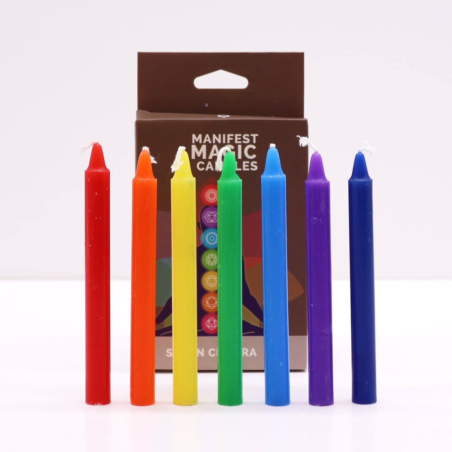 Chakra Manifest Spell Candles (pack of 7)