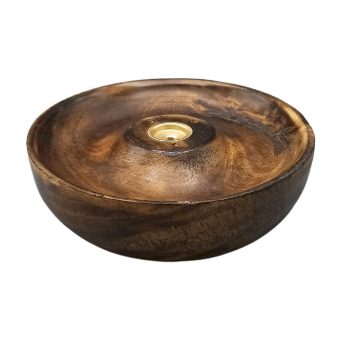 Wooden Incense Stick & Cone Dish
