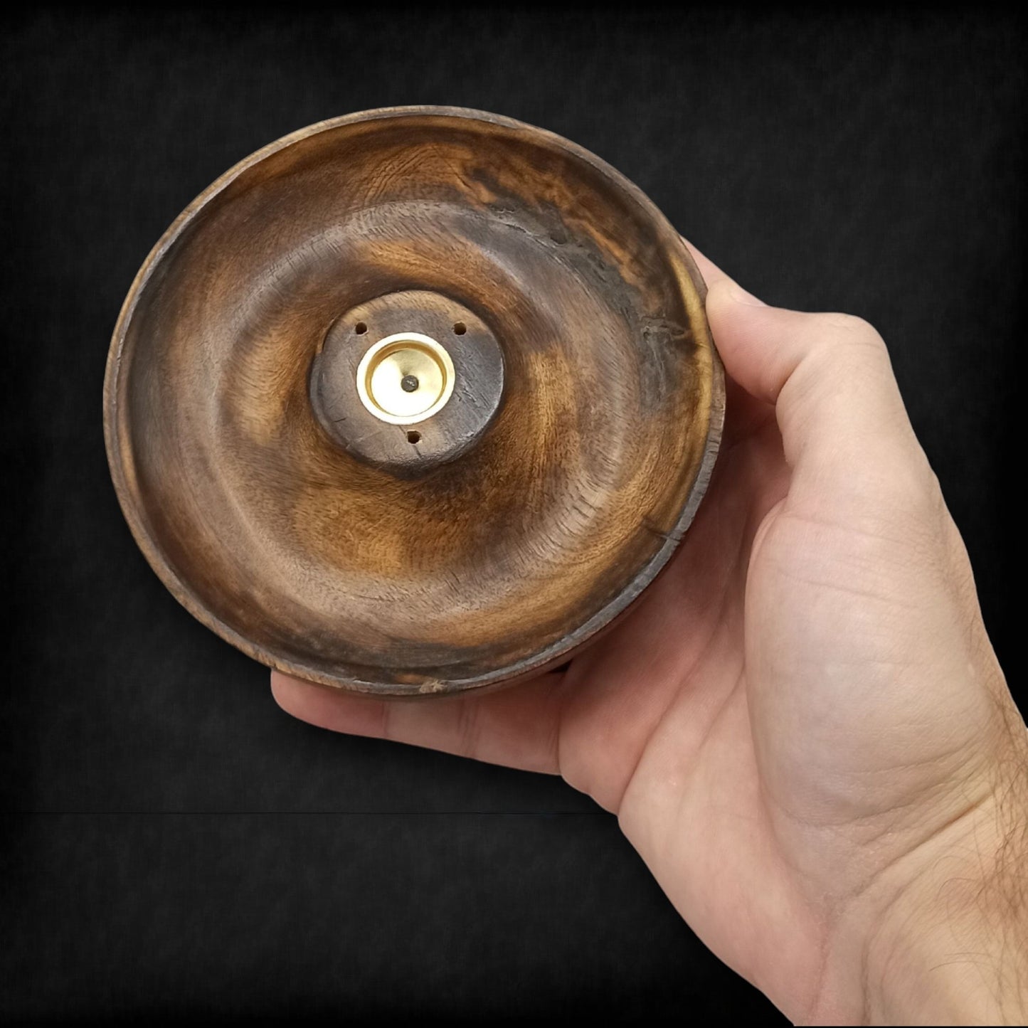 Wooden Incense Stick & Cone Dish