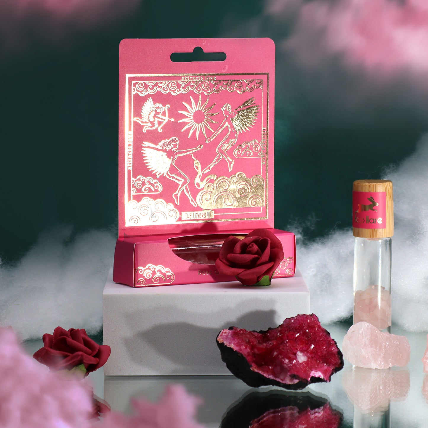 Essential Oil Crystal Roll On - The Lovers