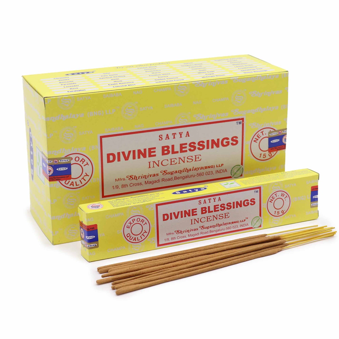 Pack of Satya Incense Sticks - Divine Blessings