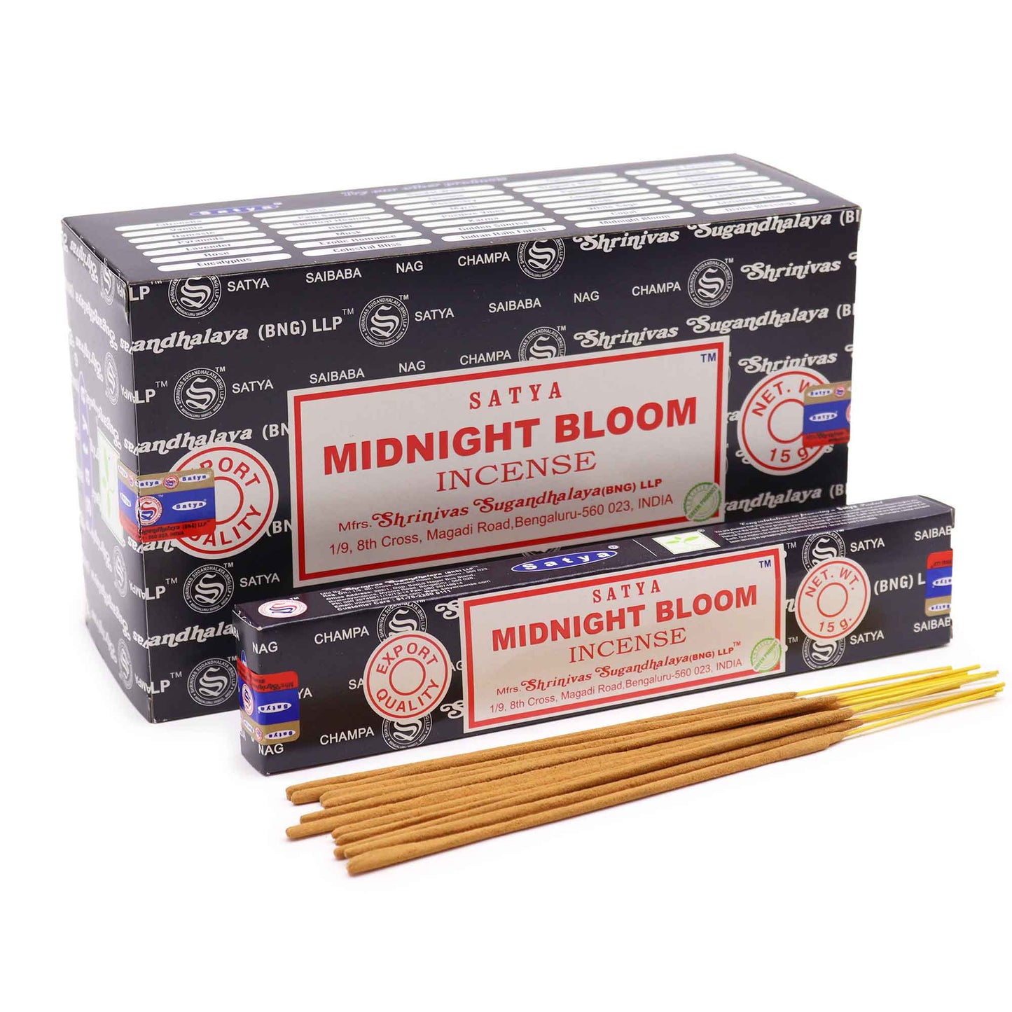 Pack of Satya Incense Sticks - Midnight Bloom