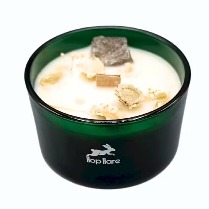 Strength Crystal Candle - Quartz & Jasmine