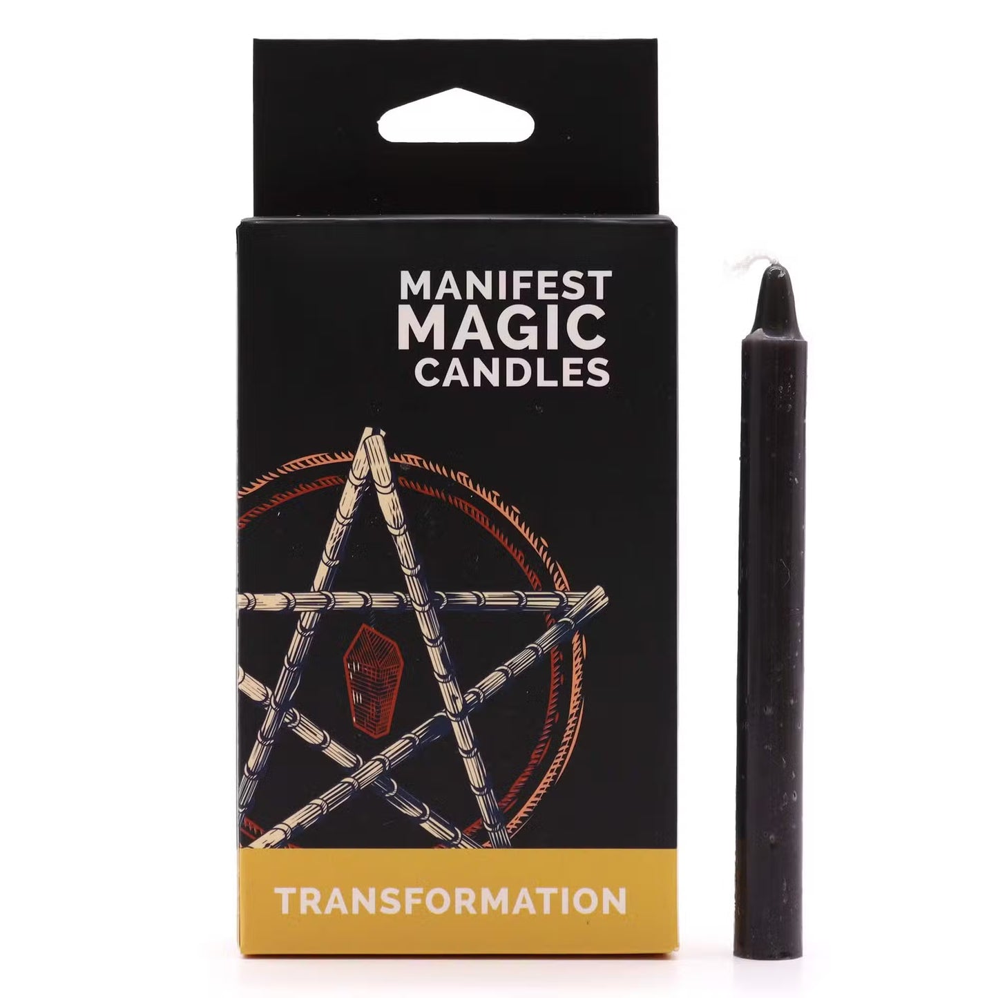Manifest Spell Candles Transformation - Black (pack of 12)