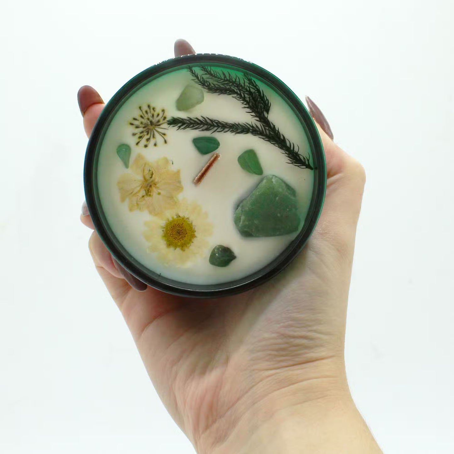 The Magician Crystal Candle - Jade & Mint