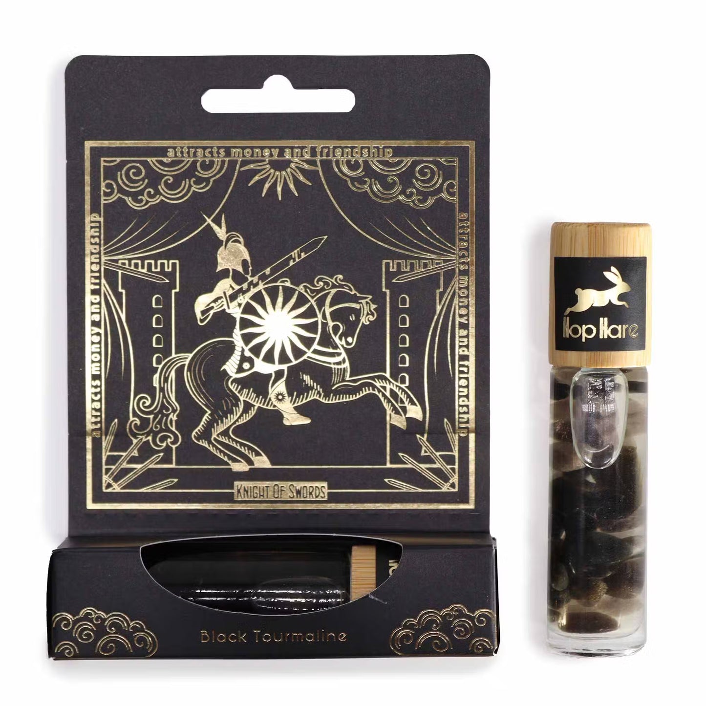 Essential Oil Crystal Roll On - The Knight of Swords