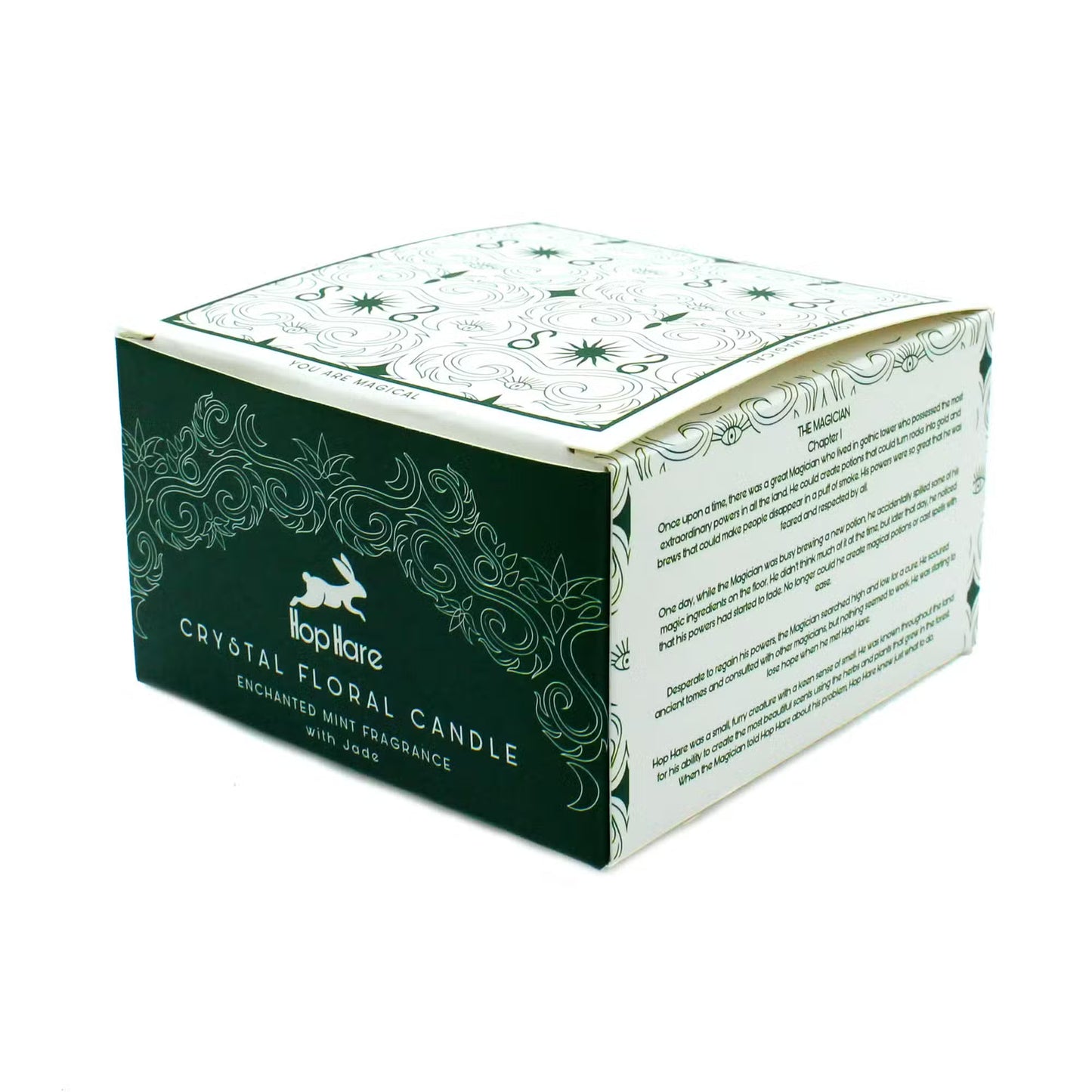 The Magician Crystal Candle - Jade & Mint