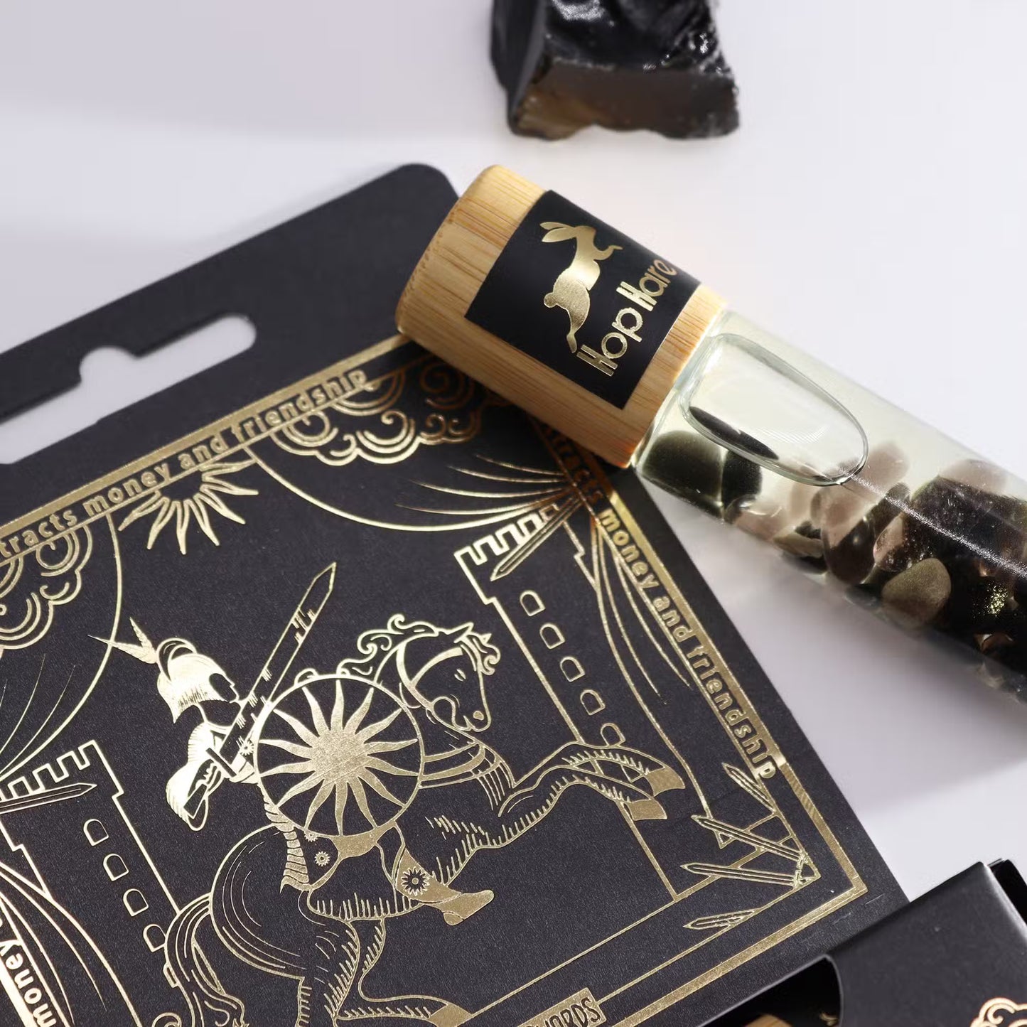 Essential Oil Crystal Roll On - The Knight of Swords