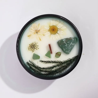 The Magician Crystal Candle - Jade & Mint