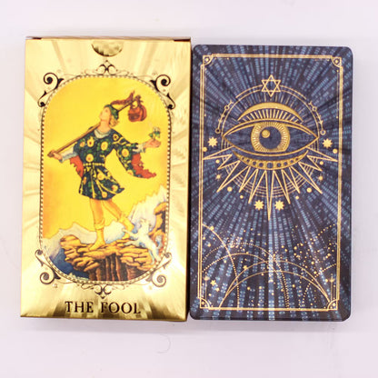 Gold Traditional Tarot Deck With Guidebook